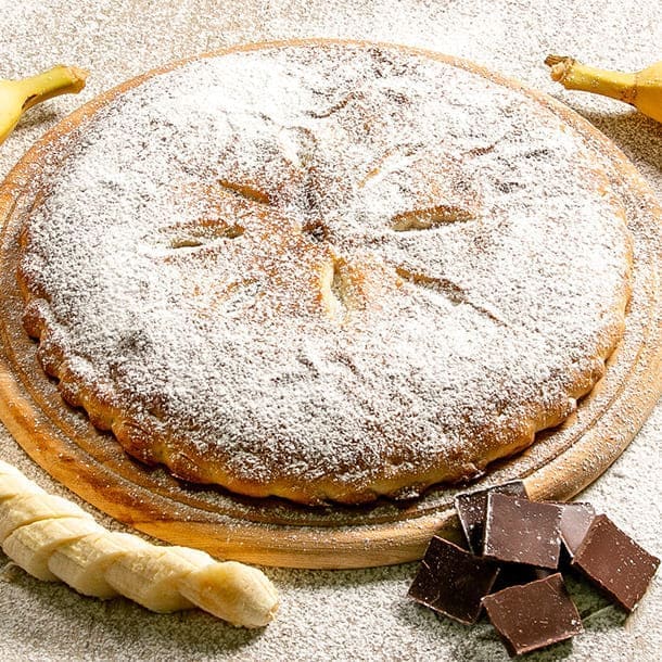 Осетинские пироги с бананом и шоколадом