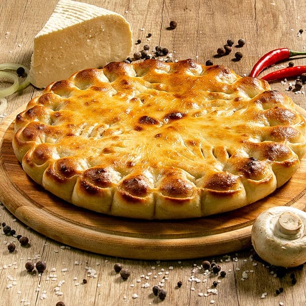 Осетинские пироги с курицей и грибами