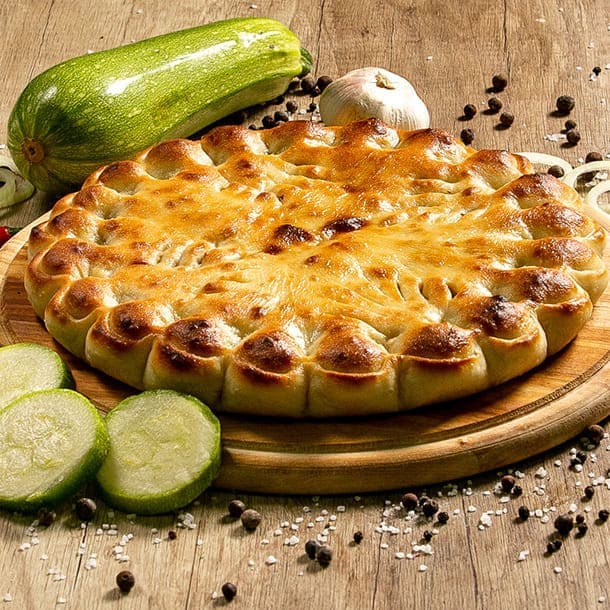 Осетинские пироги с курицей и кабачками