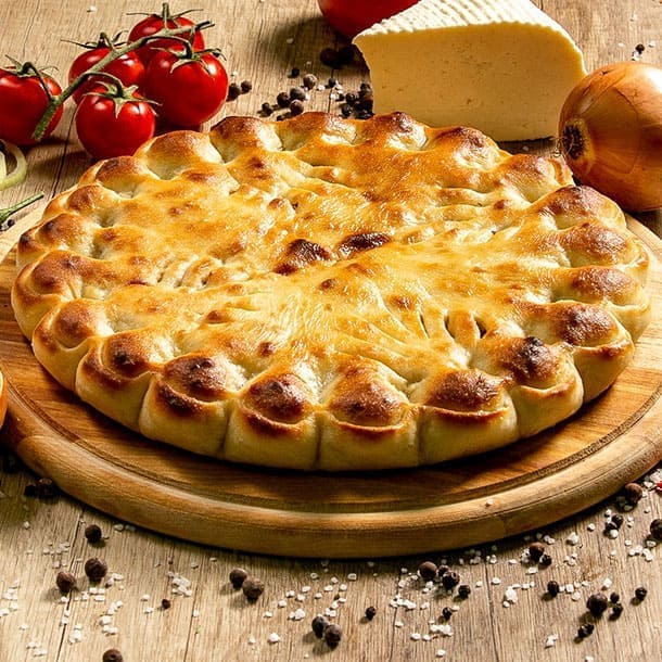 Осетинские пироги с мясом и помидорами