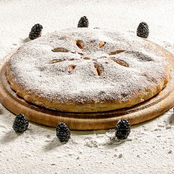 С творогом и черникой