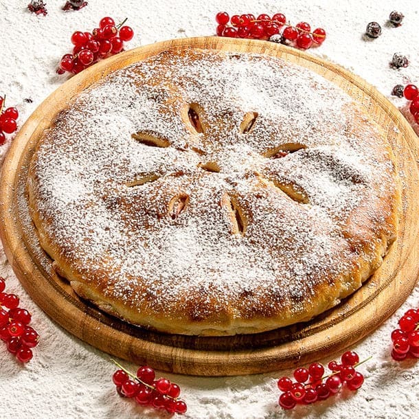 С творогом и смородиной